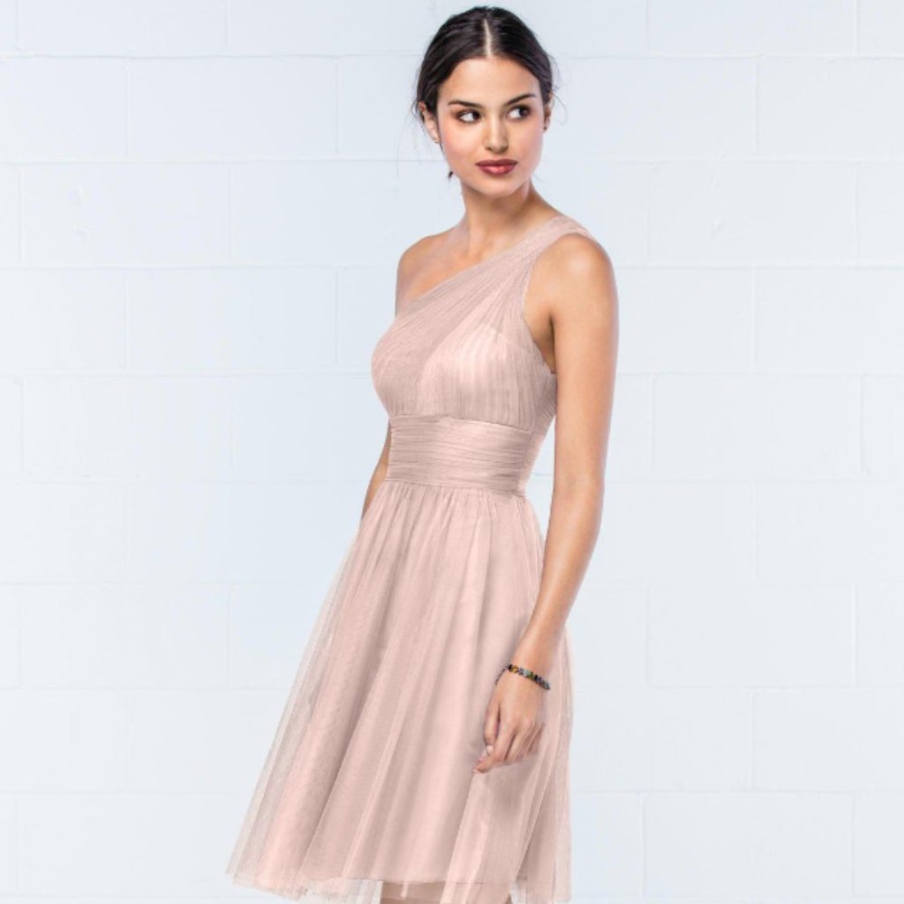 Blush Wtoo bridesmaid dress / size 4